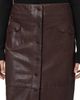 AllSaints AllSaints Rock Leather Midi Skirt - 4