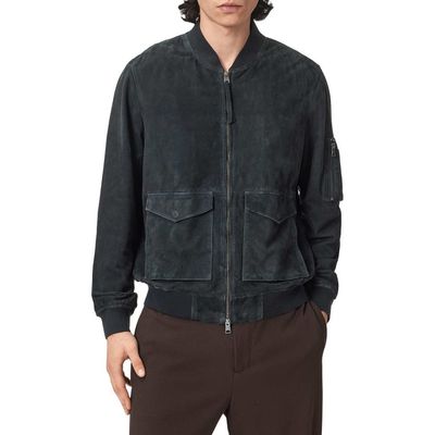 AllSaints AllSaints Rokko Suede Bomber Jacket