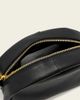 AllSaints AllSaints Rosalie Arc leather crossbody bag in black - 4