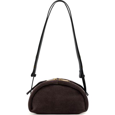 AllSaints AllSaints Rosalie Arc Suede Crossbody Bag