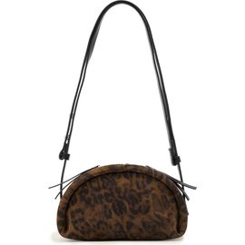 AllSaints AllSaints Rosalie Leopard Print Calf Hair Crossbody Bag