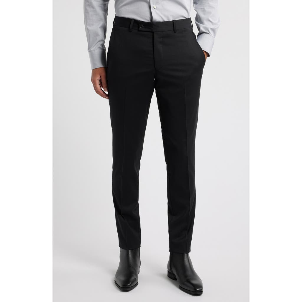 AllSaints AllSaints Ross Slim Fit Taper Leg Stretch Wool Pants