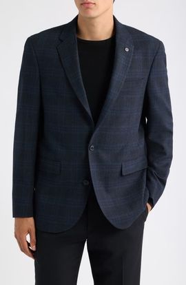 AllSaints AllSaints Ross Tonal Plaid Sport Coat