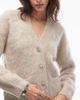 AllSaints Allsaints rubi cardigan in cream-White - 3