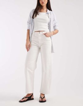 AllSaints AllSaints Sadie denim barrel leg jeans in white