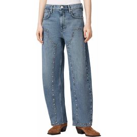 AllSaints AllSaints Sadie Studded Wide Leg Jeans