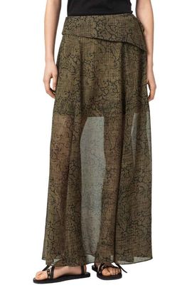 AllSaints AllSaints Sali Sheer Maxi Skirt