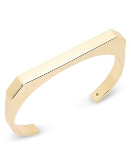 Allsaints Allsaints Signature Hexagon Cuff Bangle Bracelet