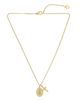 Allsaints Allsaints Signature Saint & Cross Charm Necklace, 17 - 3