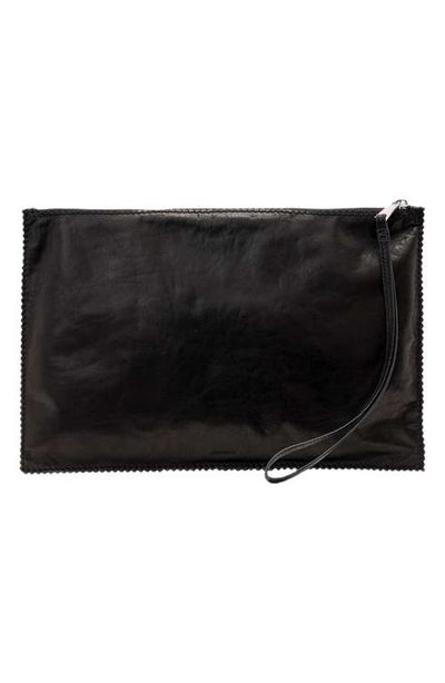 AllSaints AllSaints Siloh Large Leather Pouch