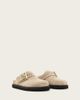 AllSaints AllSaints Skye buckle suede mules in sand-Neutral - 2