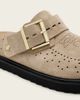 AllSaints AllSaints Skye buckle suede mules in sand-Neutral - 3