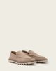 AllSaints AllSaints Slix suede leather loafer shoes in brown - 1