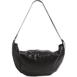 AllSaints AllSaints Slouch Whipstitched Leather Shoulder Bag