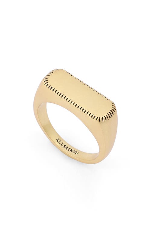 AllSaints AllSaints Smooth Signet Ring