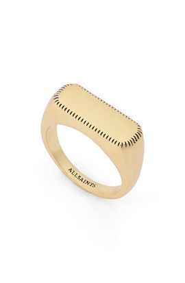 AllSaints AllSaints Smooth Signet Ring