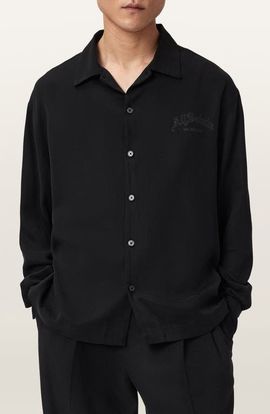 AllSaints AllSaints Soul Long Sleeve Lyocell Shirt