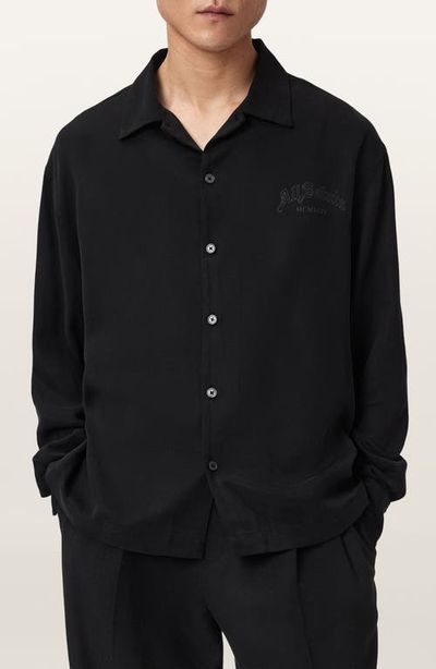 AllSaints AllSaints Soul Long Sleeve Lyocell Shirt