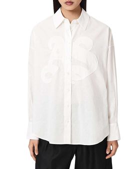 Allsaints Allsaints Sparrow Embroidered Shirt