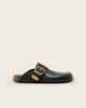 AllSaints AllSaints Staffa buckle detail leather mules in black - 2