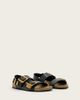 AllSaints AllSaints staffa buckle detail leather sandals in black - 1