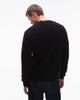 AllSaints AllSaints Statten long sleeve knit polo in black - 3