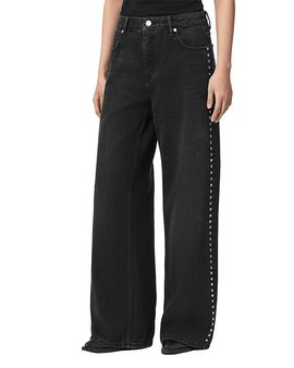 Allsaints Allsaints Sway Stud Jeans in Washed Black