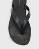 AllSaints AllSaints Sydney leather thong sandals in black - 4
