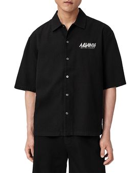 Allsaints Allsaints Synth See The Unseen Logo Shirt