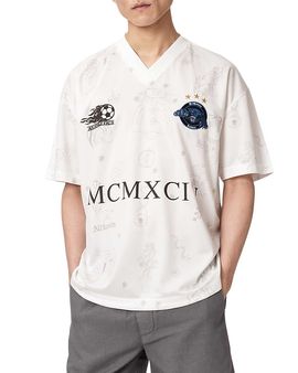 Allsaints Allsaints Terra Logo Graphic Football Jersey