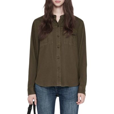AllSaints AllSaints Tess Military Shirt