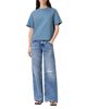 Allsaints Allsaints Tia Low Rise Wide Leg Jeans in Destroy Indigo - 2