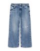 Allsaints Allsaints Tia Low Rise Wide Leg Jeans in Destroy Indigo - 6