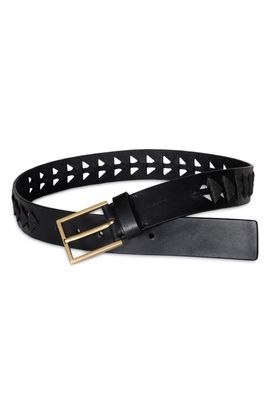 AllSaints AllSaints Triangle Slice Leather Belt