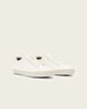 AllSaints AllSaints Tucker leather low top logo gumsole sneakers in white - 1