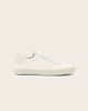 AllSaints AllSaints Tucker leather low top logo gumsole sneakers in white - 2