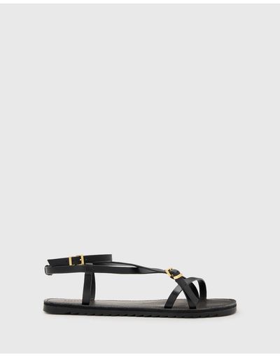 AllSaints AllSaints Tyla sandals in black