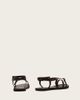 AllSaints AllSaints Tyla wrap around eyelet detail leather sandals in dark brown - 2