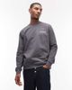 AllSaints AllSaints Underground crewneck logo sweatshirt with back print in blue - 1