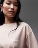 AllSaints Allsaints underground etta t-shirt in blush pink - 3