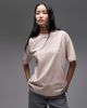 AllSaints Allsaints underground etta t-shirt in blush pink - 4