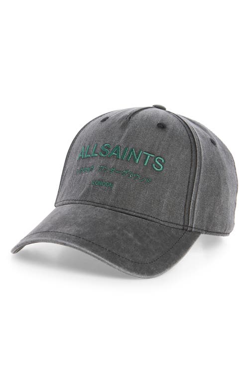 AllSaints AllSaints Underground Logo Embroidered Adjustable Baseball Cap