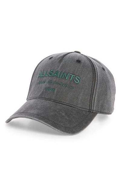 AllSaints AllSaints Underground Logo Embroidered Adjustable Baseball Cap