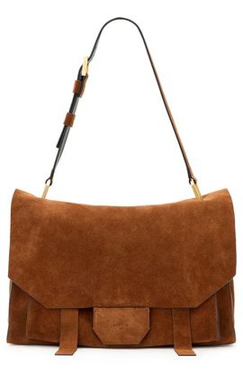 AllSaints AllSaints Ursa Nubuck Leather Satchel