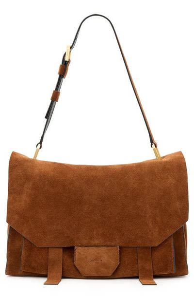 AllSaints AllSaints Ursa Nubuck Leather Satchel