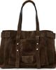 AllSaints AllSaints Ursa Suede East/West Leather Tote - 1