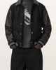 AllSaints AllSaints Vanson Wool & Leather Bomber Jacket - 1