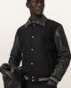 AllSaints AllSaints Vanson Wool & Leather Bomber Jacket - 5