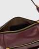 AllSaints AllSaints Vega leather mini shoulder bag in burgundy-Red - 3