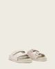 AllSaints AllSaints Vex double strap buckle velcro sandals in white - 1